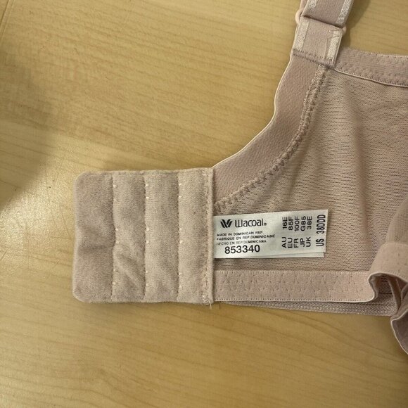 Wacoal Net Effect Underwire Bra 853340, Seamless, Floral Mesh 38DDD - Picture 10 of 14